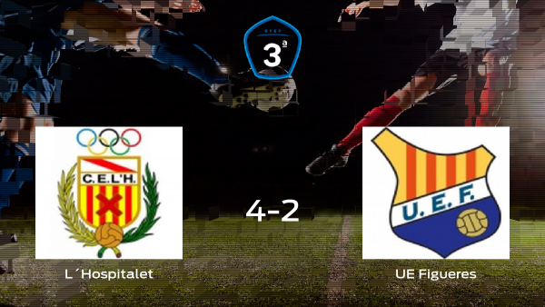 Los tres puntos se quedan en casa: L´Hospitalet 4-2 Figueres Los tres puntos se quedan en casa: L´Hospitalet 4-2 Figueres
