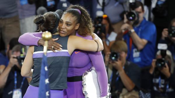 Bianca Andreescu y Serena Williams Bianca Andreescu y Serena Williams