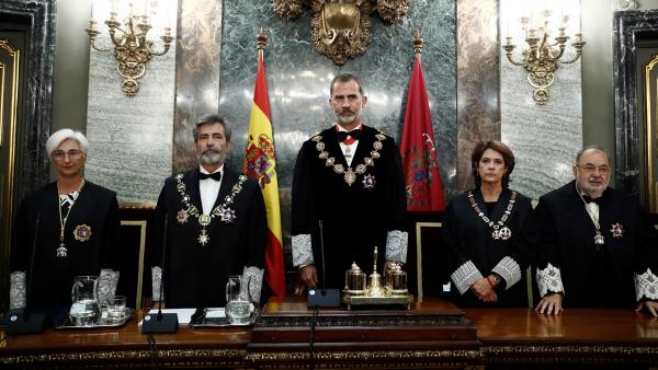 El rey Felipe preside la apertura del año judicial. El rey Felipe preside la apertura del año judicial.