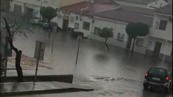 Lluvias en Nerva (Huelva) Lluvias en Nerva (Huelva)