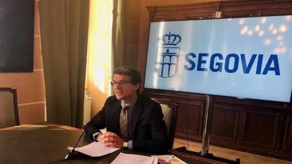 El concejal de Servicios Sociales, Andrés Torquemada, presenta los Presupuestos Participativos 2020 del Ayuntamiento de Segovia en el Consistorio de la localidad. El concejal de Servicios Sociales, Andrés Torquemada, presenta los Presupuestos Participativos 2020 del Ayuntamiento de Segovia en el Consistorio de la localidad.