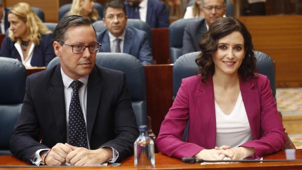 Isabel Díaz Ayuso y Alfonso Serrano Isabel Díaz Ayuso y Alfonso Serrano