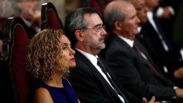 La presidenta del Congreso de los Diputados, Meritxell Batet, junto al presiente del Senado, Manuel Cruz. La presidenta del Congreso de los Diputados, Meritxell Batet, junto al presiente del Senado, Manuel Cruz.