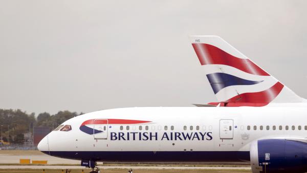 09 September 2019, England, London: A British Airways plane parks at at Terminal Five at Heathrow Airport, on day one of the first-ever strike by British Airways pilots. Photo: -/PA Wire/dpa 09 September 2019, England, London: A British Airways plane parks at at Terminal Five at Heathrow Airport, on day one of the first-ever strike by British Airways pilots. Photo: -/PA Wire/dpa