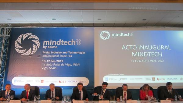 El acto inaugural de la feria Mindtech ha tenido lugar este martes en el Instituto Ferial de Vigo (Ifevi) El acto inaugural de la feria Mindtech ha tenido lugar este martes en el Instituto Ferial de Vigo (Ifevi)
