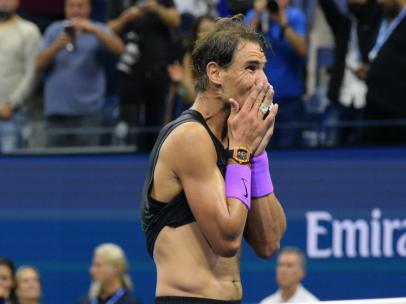 Rafa Nadal tras ganar el US Open 2019