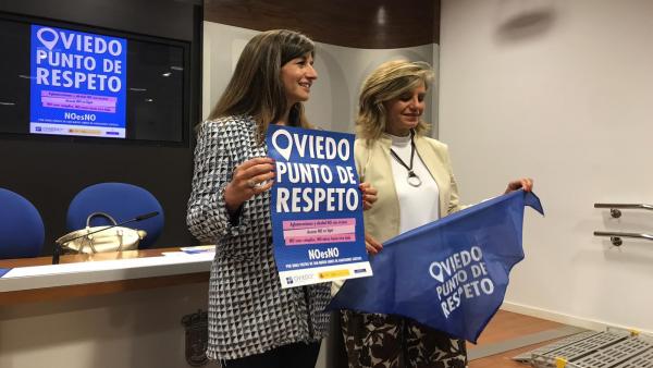 Leticia González y Concepción Méndez durante la presentación de la campaña. Leticia González y Concepción Méndez durante la presentación de la campaña.
