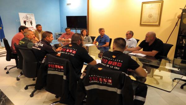 Reunión dispotivo preventivo Emergencias ante las lluvias en Caravaca Reunión dispotivo preventivo Emergencias ante las lluvias en Caravaca