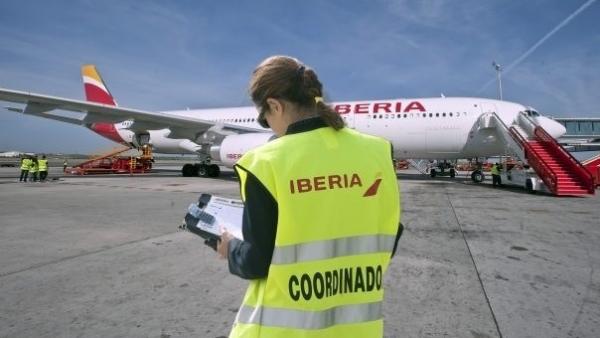Personal de Iberia, en imagen de archivo Personal de Iberia, en imagen de archivo