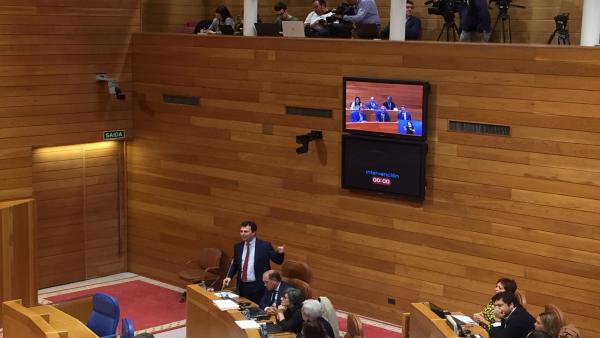 El líder del PSdeG, Gonzalo Caballero, se estrena en la sesión de control al Gobierno de la Xunta El líder del PSdeG, Gonzalo Caballero, se estrena en la sesión de control al Gobierno de la Xunta