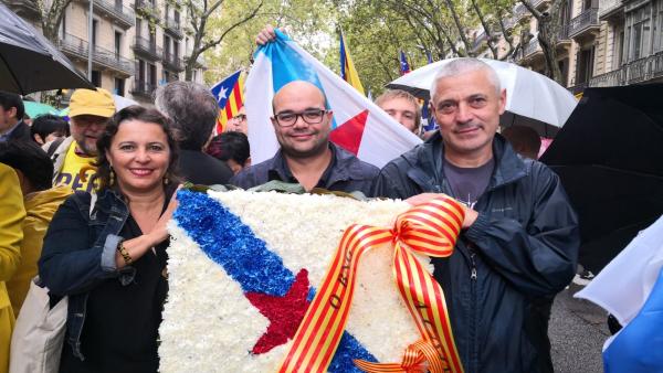 Delegación del BNG en los actos de la Diada 2019 integrada por Ana Miranda, Rubén Cela y Beito Lobeira Delegación del BNG en los actos de la Diada 2019 integrada por Ana Miranda, Rubén Cela y Beito Lobeira