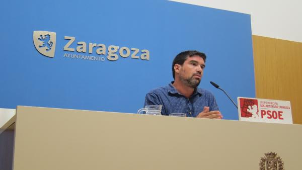 El concejal del PSOE en el Ayuntamiento de Zaragoza, Horacio Royo. El concejal del PSOE en el Ayuntamiento de Zaragoza, Horacio Royo.