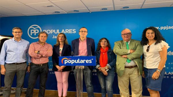 Rueda de prensa de los concejales del PP Rueda de prensa de los concejales del PP