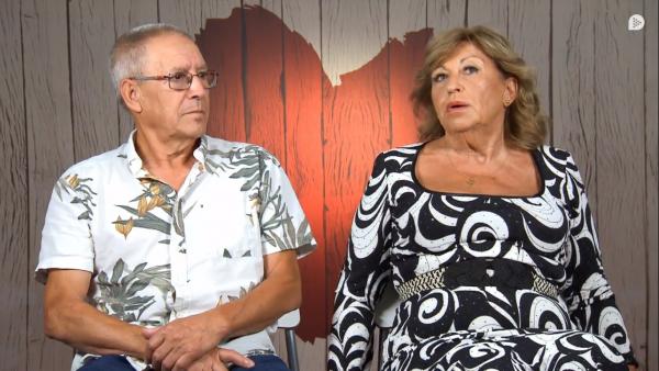 Miguel y Anita, en 'First dates'. Miguel y Anita, en 'First dates'.