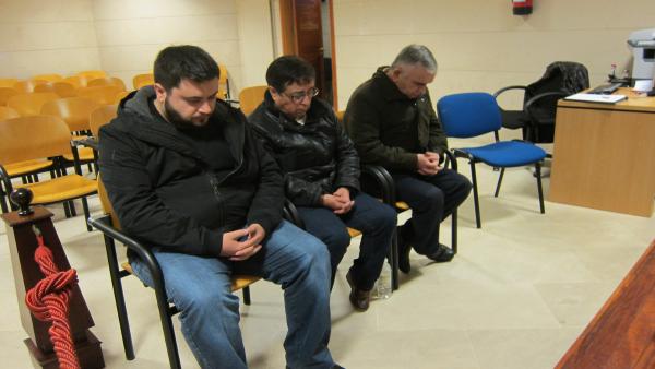 Acusados en el juicio por el robo del Códice Calixtino. Acusados en el juicio por el robo del Códice Calixtino.