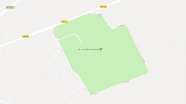 Imagen en Google Maps del circuito de Albacete Imagen en Google Maps del circuito de Albacete