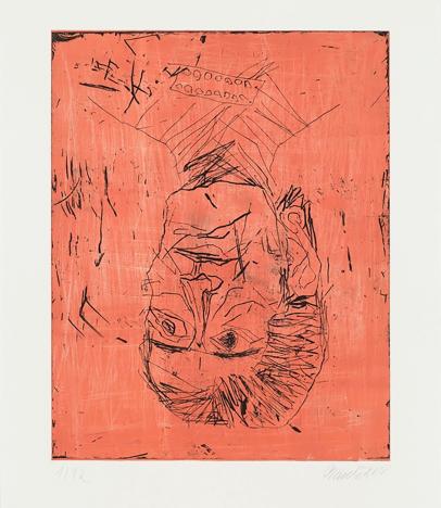 Georg Baselitz. Madame Rousseau II rose. Devotion. Galería Pilar Serra.