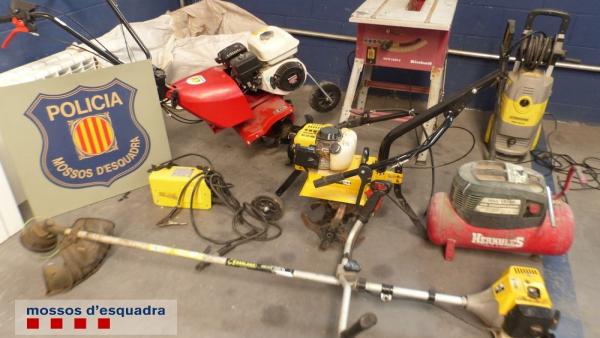 Objetos recuperados en la detención Objetos recuperados en la detención