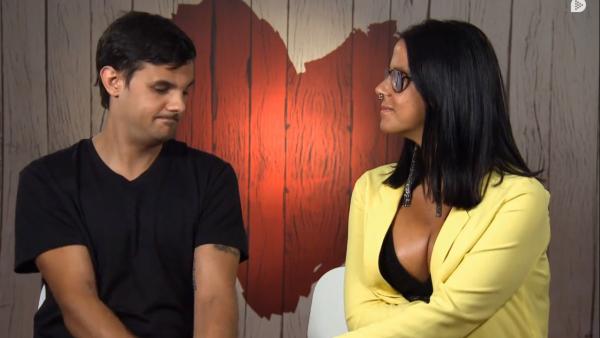 Nuño y Queralt, en 'First dates'. Nuño y Queralt, en 'First dates'.