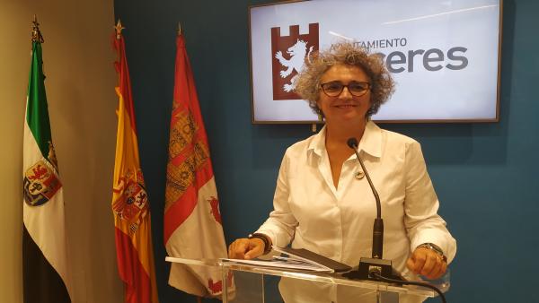 María José Pulido, primera teniente alcalde de Cáceres María José Pulido, primera teniente alcalde de Cáceres