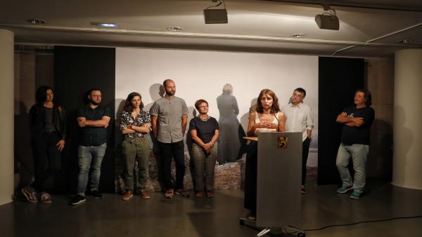 Inauguración de la exposición 'Paisaje de fondo'. Inauguración de la exposición 'Paisaje de fondo'.