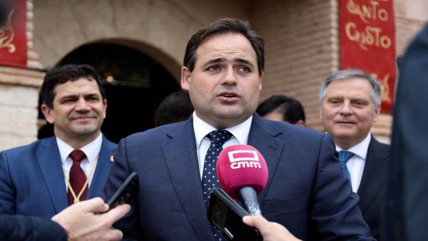 El presidente del PP, Paco Núñez, en Bolaños de Calatrava. El presidente del PP, Paco Núñez, en Bolaños de Calatrava.