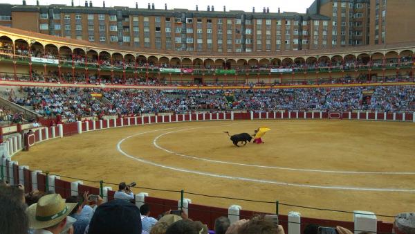 Plaza de Toros de Valladolid durante uno de los festejos de la Feria. Plaza de Toros de Valladolid durante uno de los festejos de la Feria.