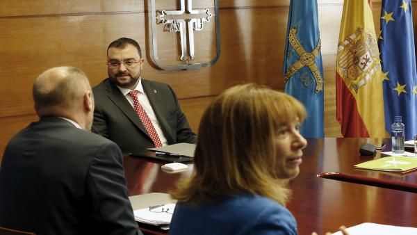 Imagen de recurso del presidente del Principado de Asturias, Adrián Barbón. Imagen de recurso del presidente del Principado de Asturias, Adrián Barbón.