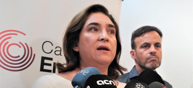 Ada Colau y Jaume Asens (CatComú, Catalunya en Comú).