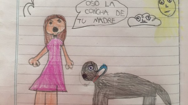 El dibujo de la pequeña El dibujo de la pequeña