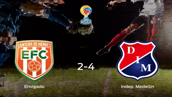 El Independiente Medellin se impone al Envigado y consigue los tres puntos (2-4) El Independiente Medellin se impone al Envigado y consigue los tres puntos (2-4)