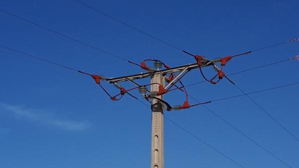 Nuevos dispositivos instalados en la línea eléctrica de La Ribera d'Ebre (Tarragona) Nuevos dispositivos instalados en la línea eléctrica de La Ribera d'Ebre (Tarragona)