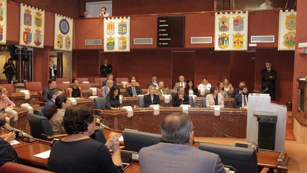Pleno extraordinario de la Asamblea Regional en el que los grupos parlamentarios solicitan al Gobierno de España la declaración de zona catastrófica Pleno extraordinario de la Asamblea Regional en el que los grupos parlamentarios solicitan al Gobierno de España la declaración de zona catastrófica