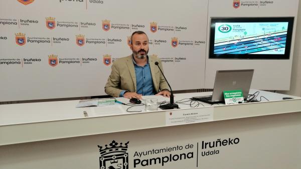 El concejal delegado de Proyectos Estratégicos, Movilidad y Sostenibilidad del Ayuntamiento de Pamplona, Fermín Alonso El concejal delegado de Proyectos Estratégicos, Movilidad y Sostenibilidad del Ayuntamiento de Pamplona, Fermín Alonso