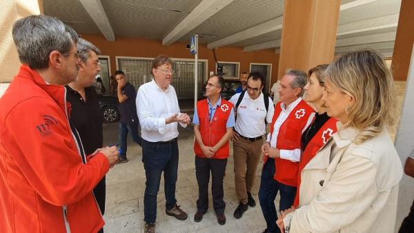 Puig promet anar més enllà en les ajudes i lloa la solidaritat de la ciutadania Puig promet anar més enllà en les ajudes i lloa la solidaritat de la ciutadania