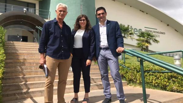 Visita del alcalde de Alcalá la Real, Mariano Aguilera, y dos concejales a la sede de Andaltec Visita del alcalde de Alcalá la Real, Mariano Aguilera, y dos concejales a la sede de Andaltec