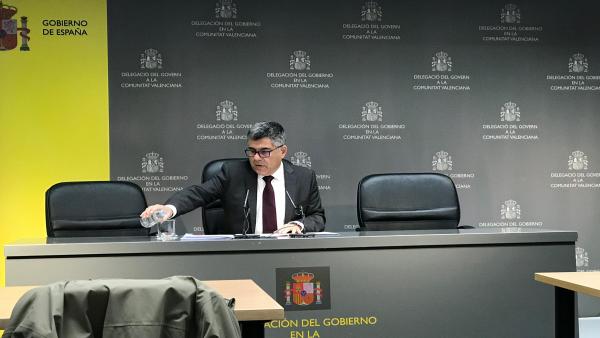 El delegado del Gobierno en la Comunitat Valenciana, Juan Carlos Fulgencio, en imagen de archivo El delegado del Gobierno en la Comunitat Valenciana, Juan Carlos Fulgencio, en imagen de archivo
