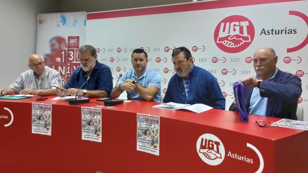 Rueda de prensa en UGT para anunciar movilizaciones en defensa de las pensiones. Rueda de prensa en UGT para anunciar movilizaciones en defensa de las pensiones.