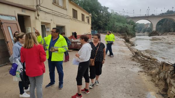 Zona de Cantereria en Ontinyent afectada por las lluvias Zona de Cantereria en Ontinyent afectada por las lluvias