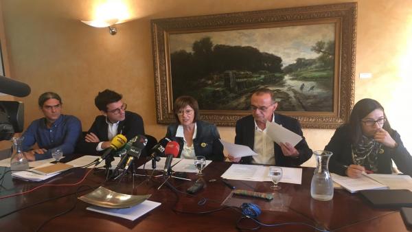 Sergi Talamonte, Toni Postius, Montse Pifarré, Miquel Pueyo y Jordina Freixanet Sergi Talamonte, Toni Postius, Montse Pifarré, Miquel Pueyo y Jordina Freixanet