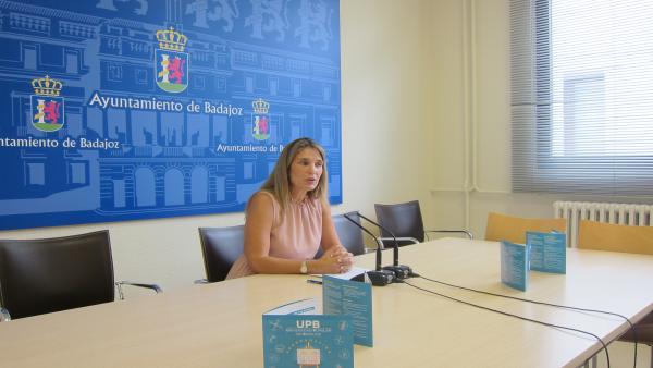 Blanca Subirán en la presentación de actividades de la Universidad Popular de Badajoz Blanca Subirán en la presentación de actividades de la Universidad Popular de Badajoz