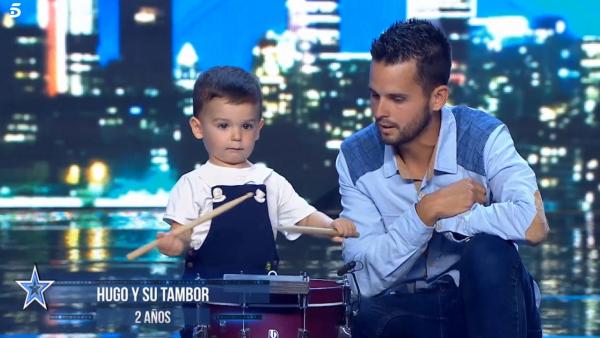 Hugo y su padre, en 'Got Talent' Hugo y su padre, en 'Got Talent'