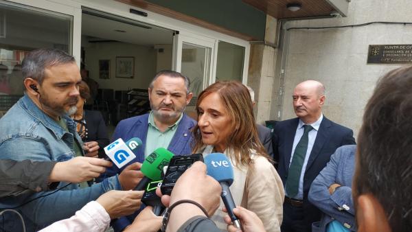 La conselleira de Educación, Carmen Pomar,en Lugo. La conselleira de Educación, Carmen Pomar,en Lugo.