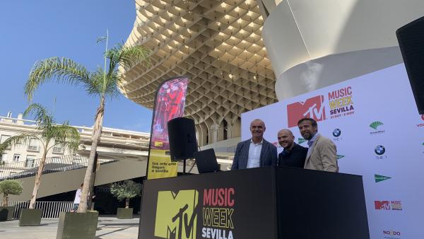 Presentación de los conciertos en las Setas Presentación de los conciertos en las Setas