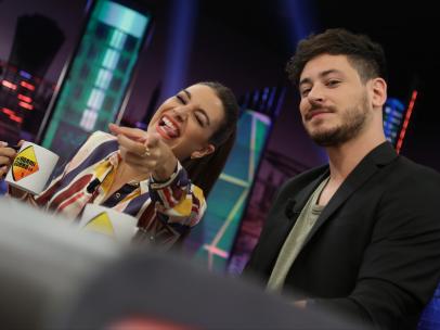 Ana Guerra y Andrés Cepeda, en 'El hormiguero'.
