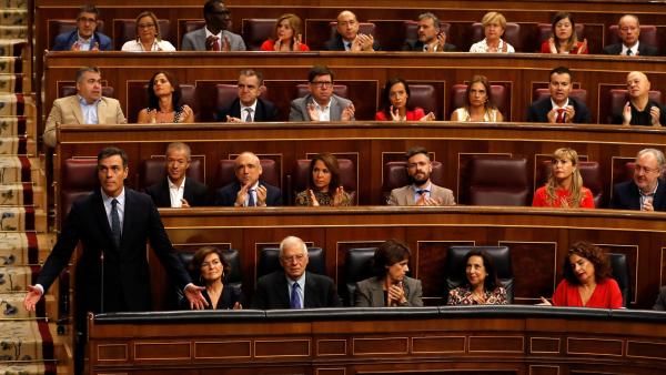 Pedro Sánchez, en el Congreso Pedro Sánchez, en el Congreso