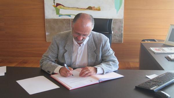 El presidente de las Cortes, Luis Fuentes. El presidente de las Cortes, Luis Fuentes.
