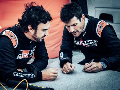 Fernando Alonso y Marc Coma