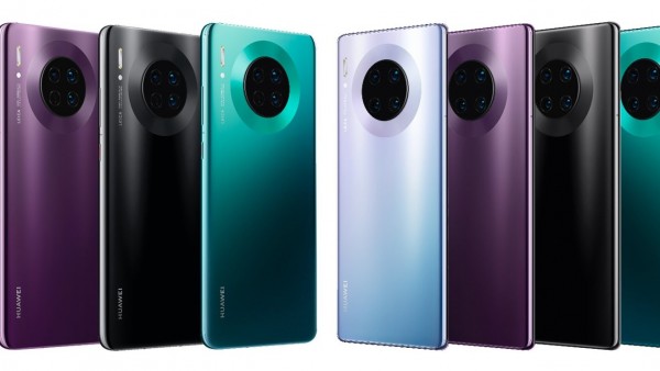 A la izquierda, los Huawei Mate 30, y a la derecha, los Huawei Mate 30 Pro A la izquierda, los Huawei Mate 30, y a la derecha, los Huawei Mate 30 Pro
