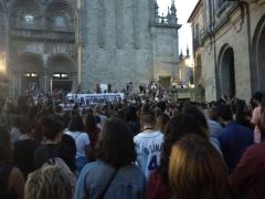Protesta en Compostela por el triple asesinato de Valga